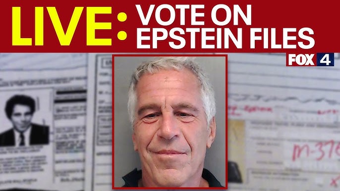 LIVE: House votes on release of Jeffrey Epstein files