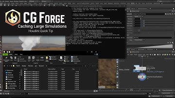 Houdini | Caching Large Simulations | Cmd Line Rendering & Optimizations