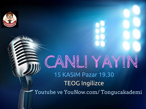 CANLI YAYIN | TEOG İNGİLİZCE