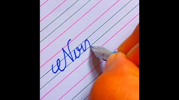 "Nirmala" Beautiful name in Cursive writing #calligraphy #cursivewriting #shorts