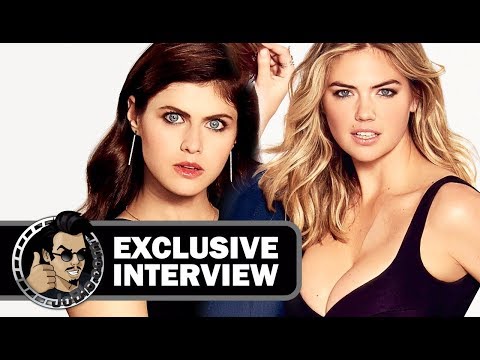 Alexandra Daddario & Kate Upton Exclusive THE LAYOVER Interview (JoBlo)