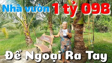 Bà ngoại ra tay [Đã Bán] nhà vườn 1041m2 nở hậu giá rẻ 1 tỷ 098 triệu mặt tiền đường nhựa ở Tây Ninh