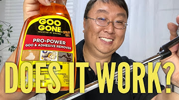 Does Goo Gone Adhesive Remover Work?