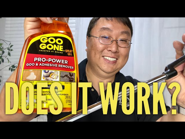 Does Goo Gone Adhesive Remover Work? 