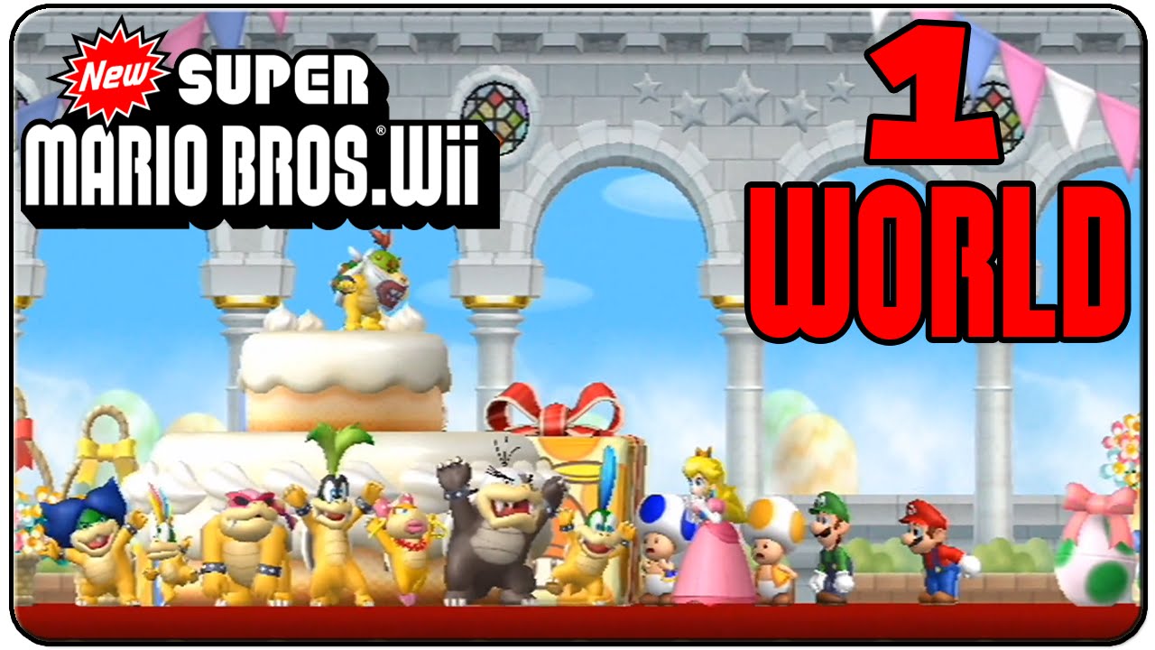 new super mario bros wii world 1