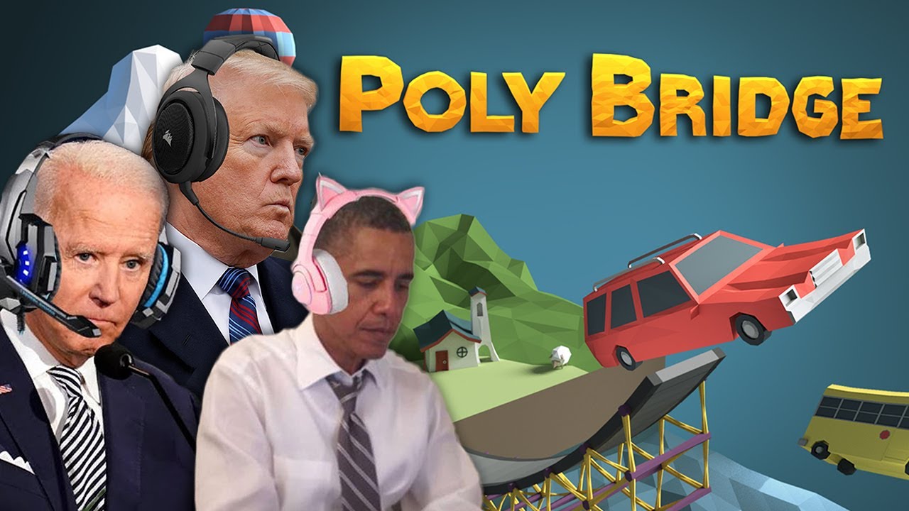 Presidents Start a War in Poly Bridge