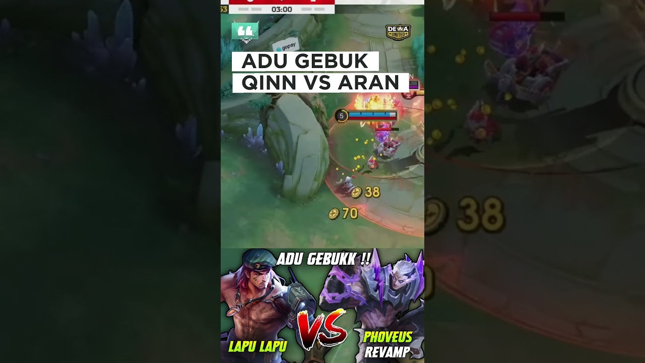 ADU GEBUK QINN VS ARAN 