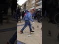 Kid rages over pigeons