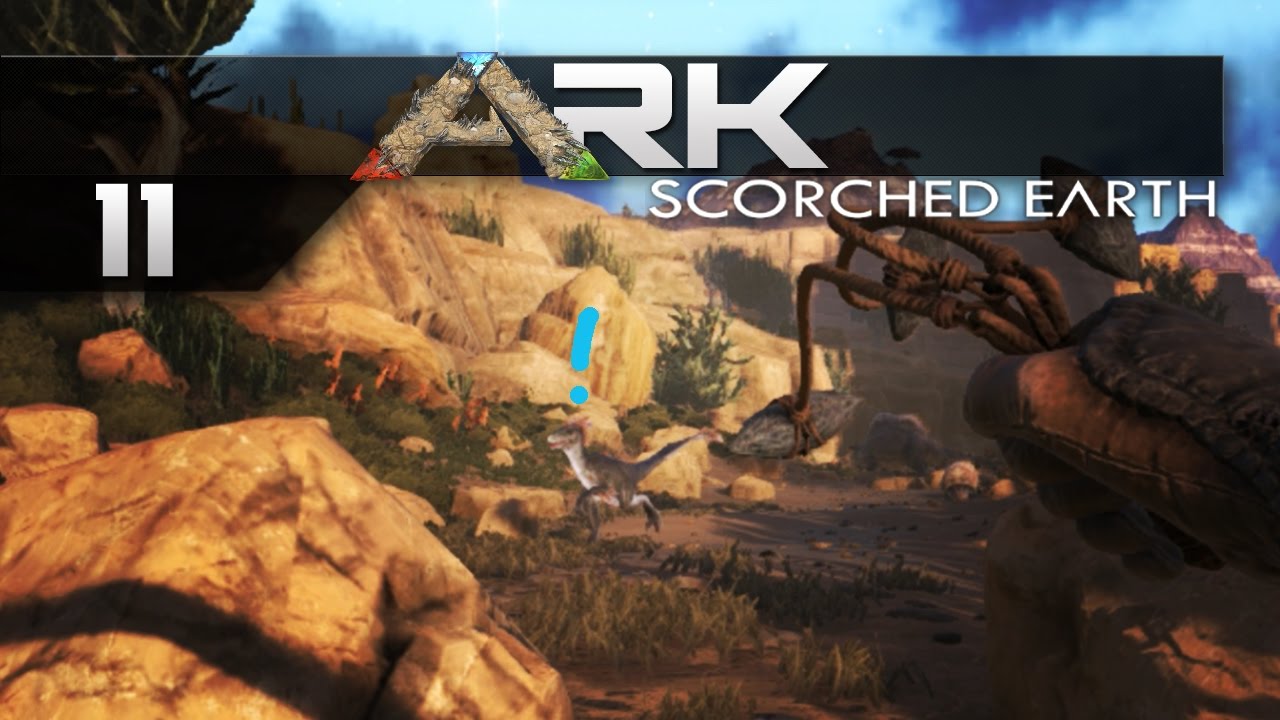 ARK: Scorched Earth || 11 || Raptor Taming - YouTube