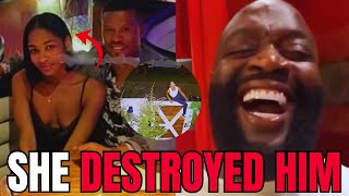 RICK ROSS EX GIRLFRIEND BROKE INTO AND DESTROYED HER BABY DADDY'S HOME