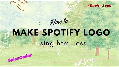 Recreate Spotify Logo with HTML CSS in 7 Minutes!🔥(EASY Tutorial)