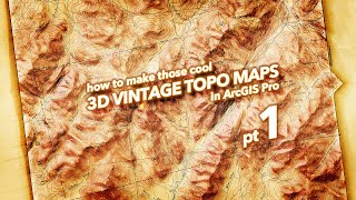 How to Make those Cool 3D Vintage Topo Maps: pt1 screenshot 5