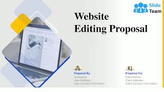 Website Editing Proposal PowerPoint Presentation Slides