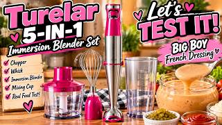 I Tested the Turelar 5-in-1 Immersion Blender! + Homemade Big Boy French Dressing