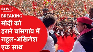 LOK SABHA ELECTION LIVE: यूपी में मोदी को हराने पर अड़े Rahul Gandhi-Akhilesh Yadav की बड़ी रैली