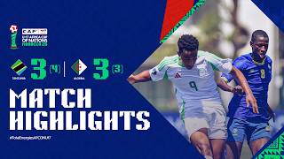 Tanzania 3 (4) - 3 (3) Algeria Match Highlights l TotalEnergies AFCON U-17 l Quarter-Finals