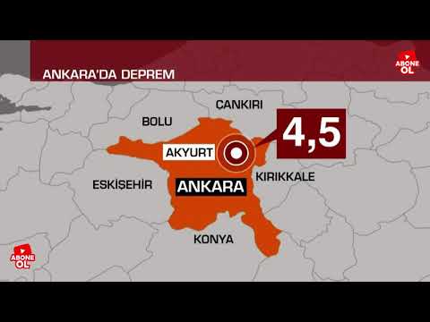 Ankara'da 4.5 Büyüklüğünde deprem (Sonuçlar ağır)