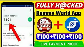 Rummy World App Trick | 100 Paytmsh Per Number | Instant PaymentRmmy App | Rummy World App screenshot 3