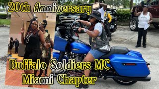 Buffalo Soldiers Motorcycle Club Miami Chapter 20th Anniversary 