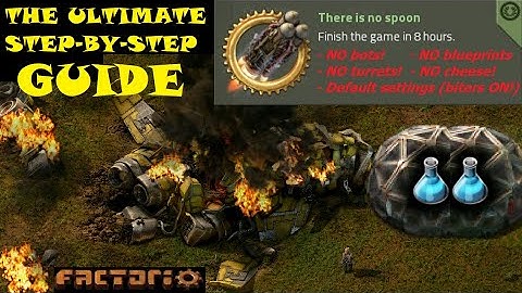 Factorio "There is no Spoon" on 100% Default Settings GUIDE: Blue Tech Era 2/2