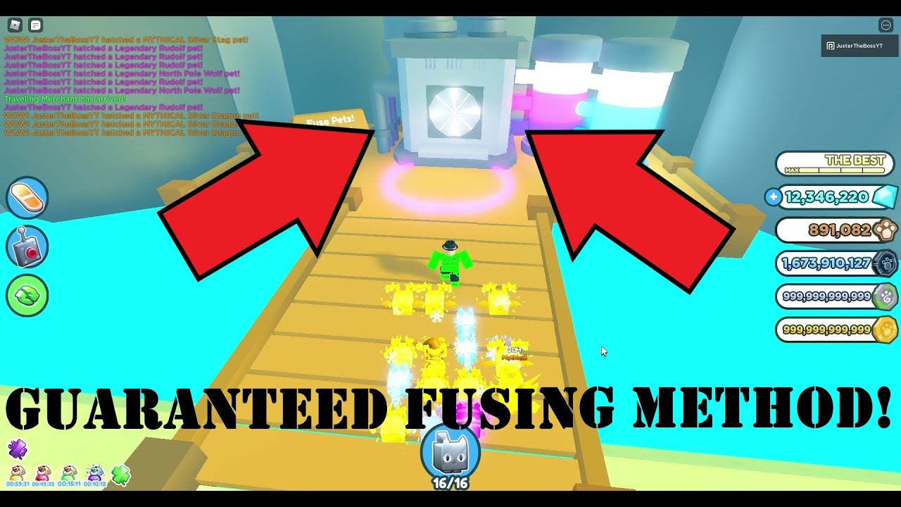 Christmas Guaranteed Fusing Method (Pet Simulator X) YouTube