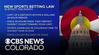 A new Colorado law is putting limits on sports betting