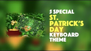 ☘️St. Patrick's Day Special☘️ 5 Green TouchPal Keyboard Themes You'd Love! screenshot 2