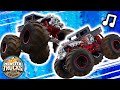 Hot Wheels Monster Truck Bone Shaker&#39;s &quot;Thrash and Smash&quot; + More Music Videos for Kids 🎶🎵