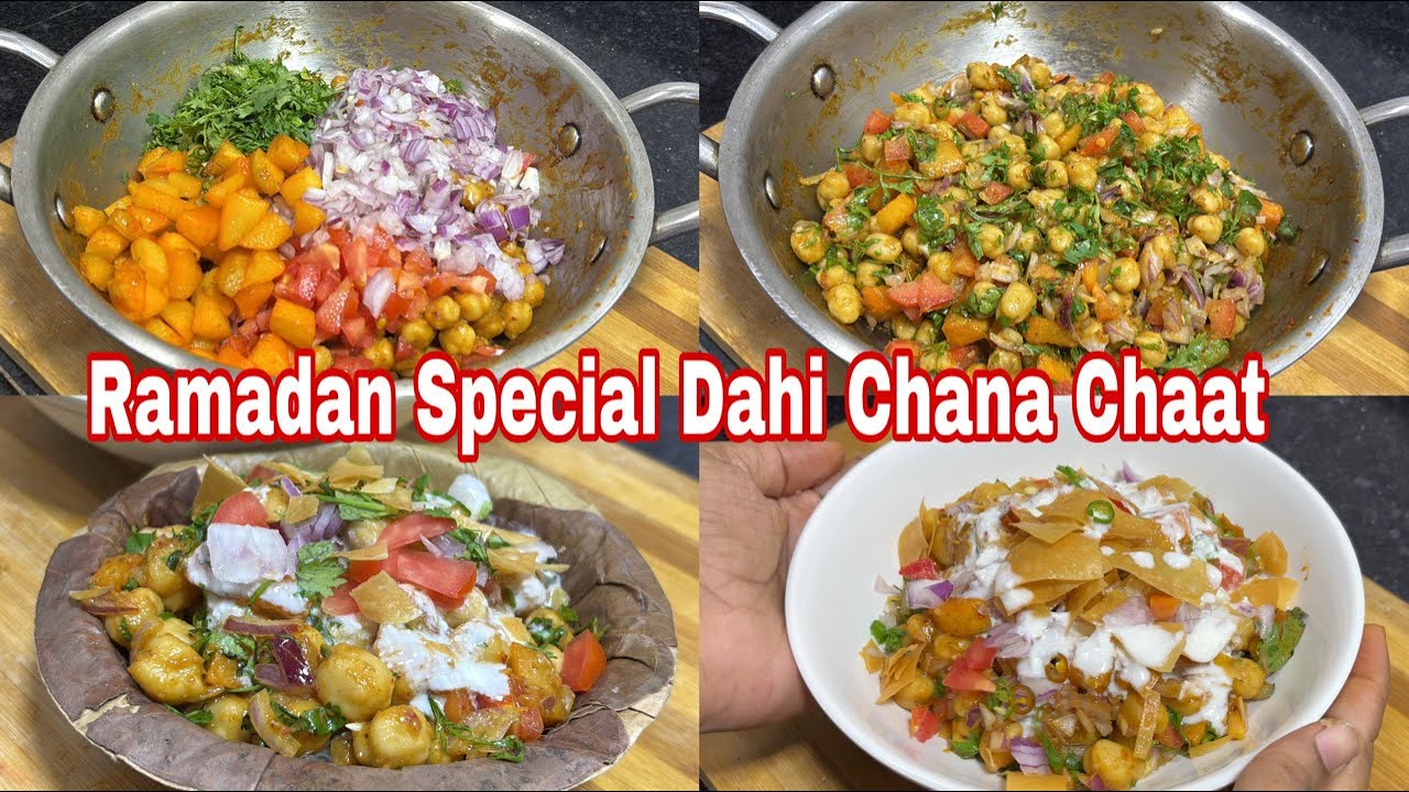 Ramzan Special Dahi Chana Chaat Recipe | Chaat Recipe For Iftar | Street Food | Bhookncook 