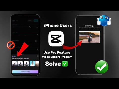 iPhone Capcut Pro Effects Export Problem |Capcut You're using Pro features | Capcut Problem Solved ✅