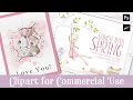 How to Use Clipart Properly for Commercial Purposes - A Photoshop and Procreate Tutorial