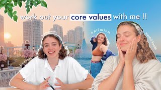 How to find your Core Values 🦋 | summer of self ep 4