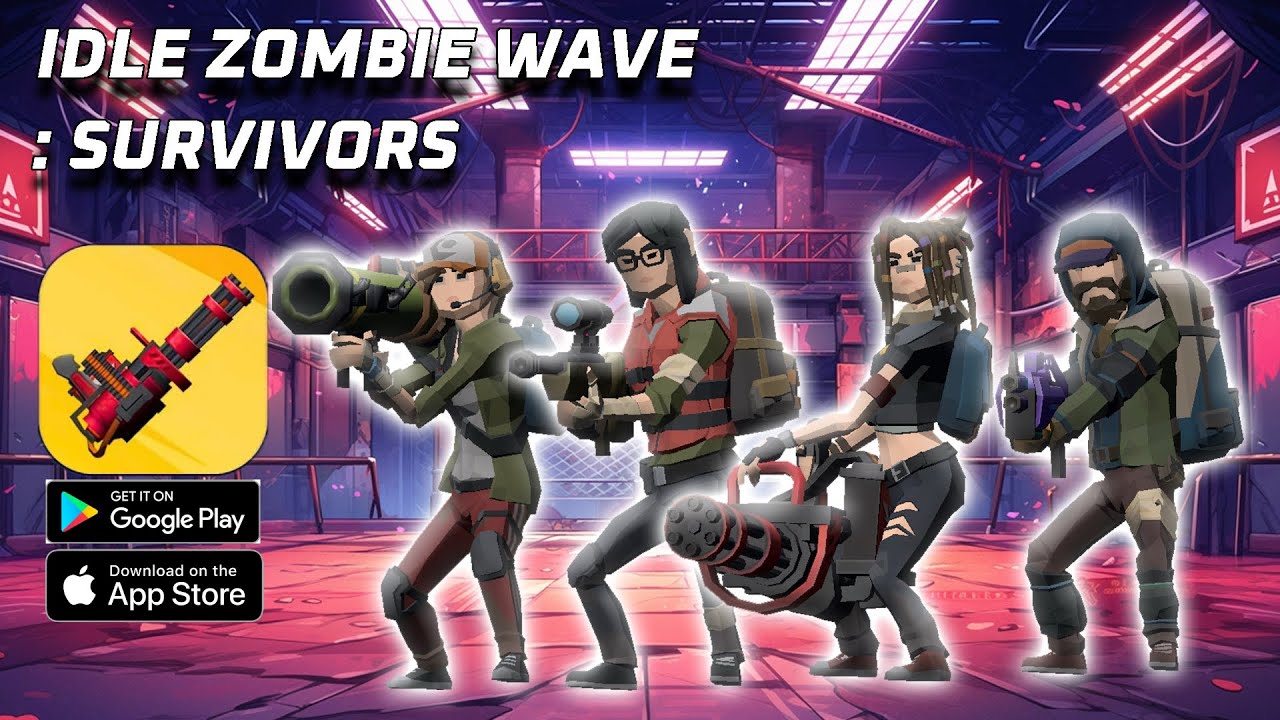 Idle Zombie Wave: Gameplay Walkthrough Part 1 (IOS,Android)