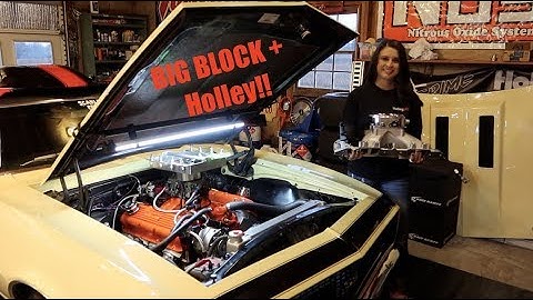 The NEW Holley Terminator ON A BIG BLOCK!!!!!