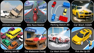 Parking Match 3D, Pick Me Up 3D, Ultimate Car Crash, Car Wash Simulator, Bike Race Master....  screenshot 5