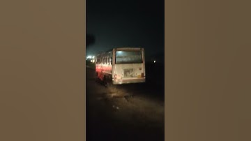 GSRTC Bus on Rain - GSRTC Bus on Highway - GSRTC #shorts
