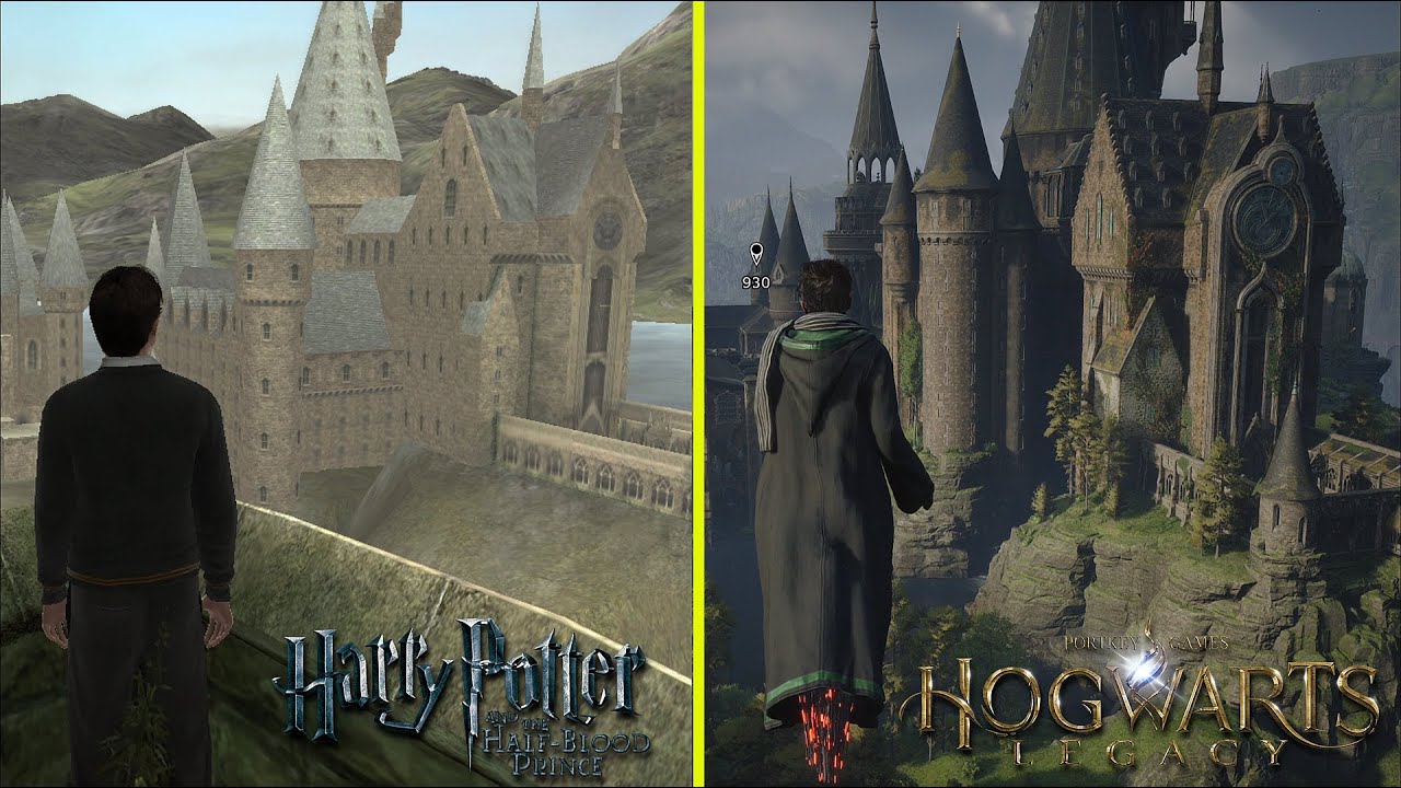 Hogwarts Legacy vs Harry Potter: Half Blood Prince - Hogwarts