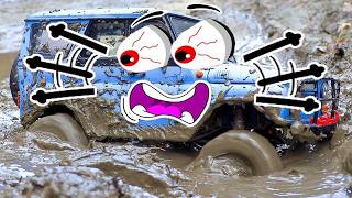 4x4 Trucks Stuck in MUD in OFF Road Adventure | MUD RUNS Mega Trucks Compilation | Woa Doodles
