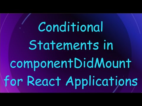 Conditional Statements in