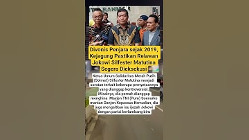 Kejagung Pastikan Relawan Jokowi Silfester Matutina Segera Dieksekusi!#shorts #viralvideo