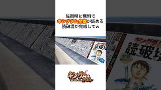 【合法無料立ち読み】佐賀県が有明海の防波堤にキングダム全77巻を300m超で展示する読破堤を作った #キングダム #佐賀県 #漫画 #shorts #雑学