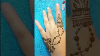 نقش حناء سهل للبنات ، نقش هندي خفيف henna desing /mehndi designs / #shorts