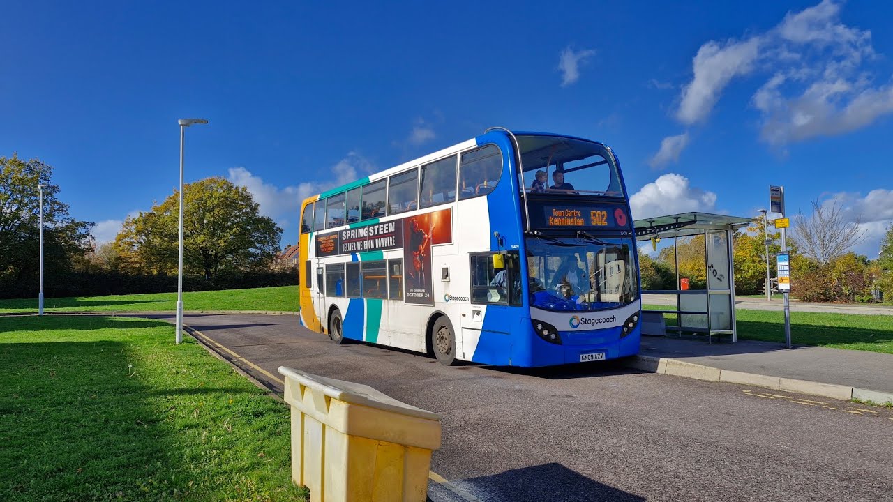 On-Board Stagecoach in Ashford Bus 15479 (GN09 AZV) | Route 502 Bridgefield - Kennington | 01/11/25