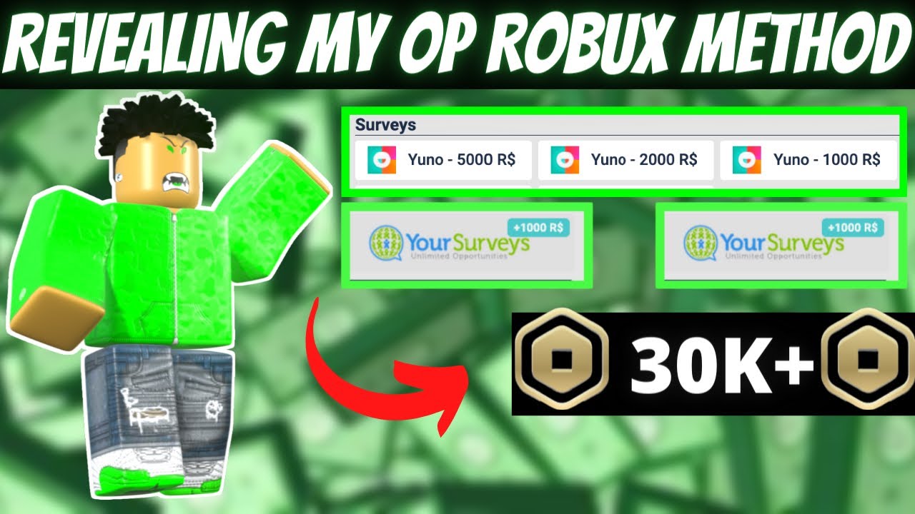 How THIS OP ROBUX METHOD made me OVER 30K ROBUX from FREE ROBUX SITES