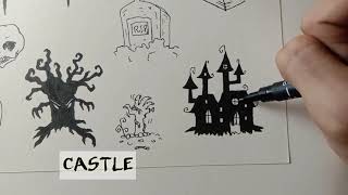 20 HALLOWEEN DOODLE IDEAS (EASY) | RAPART Z