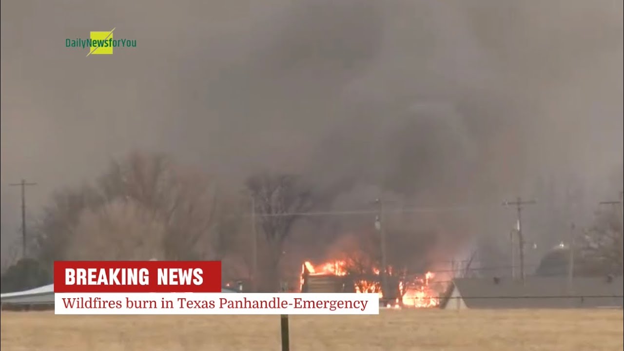 Wildfires burn in Texas Panhandle | emergency in state | fire news in ...