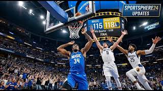 Wendell Carter Jr Game Winner 😱 Magic vs Mavericks Final Play | Magic 115–114 Mavericks