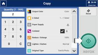 Xerox® Instant Print Kiosk Simple Copying screenshot 1