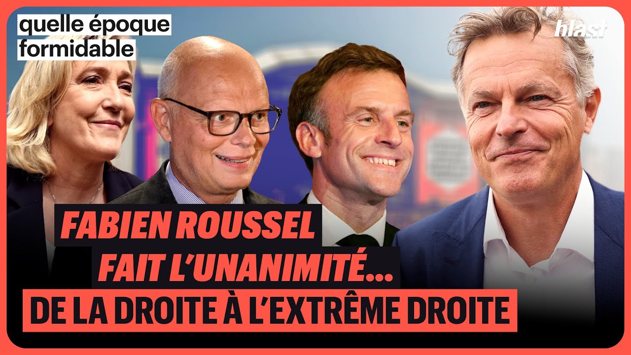 ⁣FABIEN ROUSSEL FAIT L’UNANIMITÉ… DE LA DROITE À L’EXTRÊME DROITE