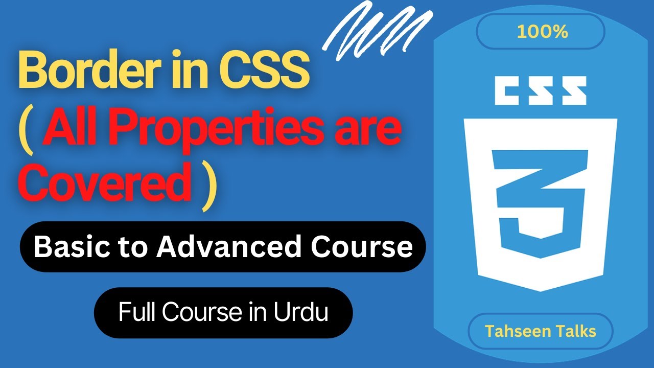 Border and All Its Properties in CSS - Web Development | Tahseen Talks ...